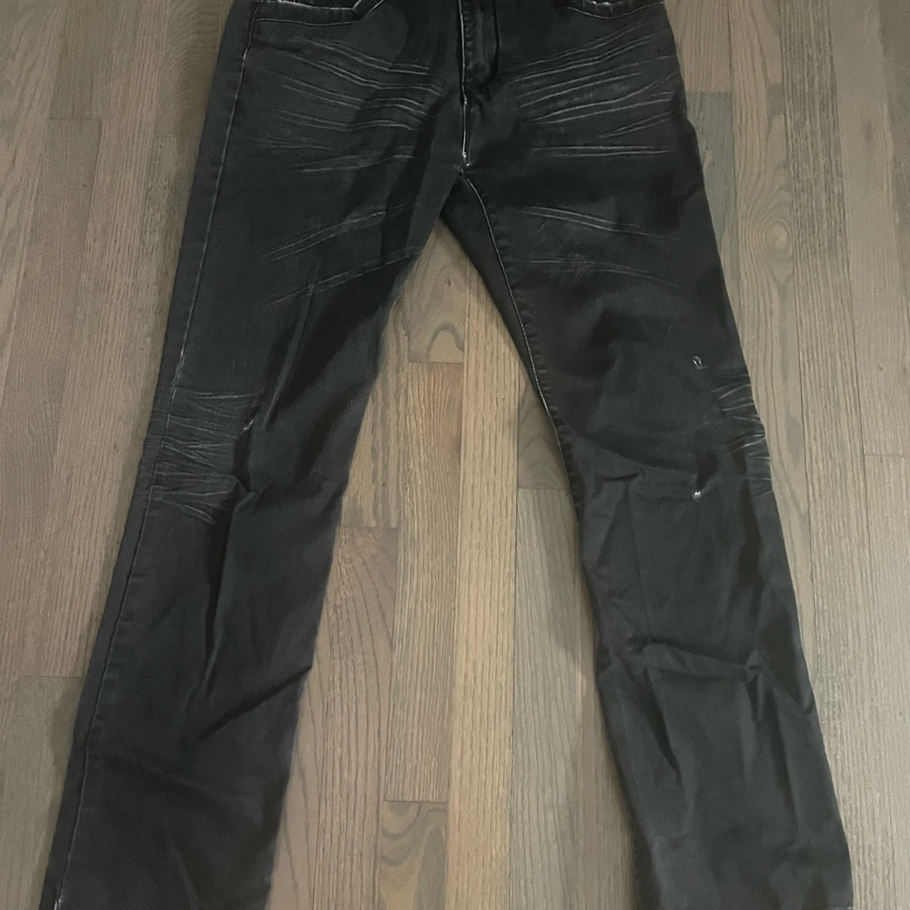 Men's Sleek Black Skinny Jeans